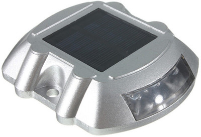 

Adraxx Heavy Duty Solar Powered White Road Safety 6LED Lights Aluminium Cast Studs For Driveway, Pathway And Roads Solar Light Set(Floor Mounted Pack of 1)