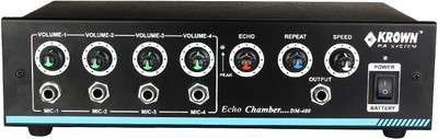 

Krown DM-400 4 Channel Echo Chamber Effect Processor Analog Sound Mixer