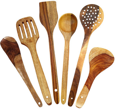 

VISHAL INDIA MART Wooden Spatula(Pack of 6)