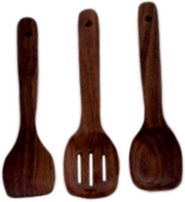 VAS Collection Home Wooden Spatula(Pack of 3)
