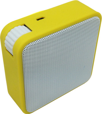 

Portronics Cubix POR 170 Portable Mobile/Tablet Speaker(Yellow, Mono Channel)