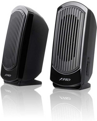 F&D V10 0.5 W Portable Laptop/Desktop Speaker(Black, 2.0 Channel)