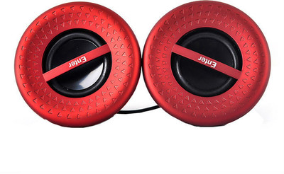 

Enter USB 2.0 Speaker Red E-S260R Portable Laptop/Desktop Speaker(Red, 2.0 Channel)