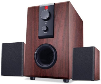 

Iball Raaga Q9 2.1 Portable Laptop/Desktop Speaker(Rosewood, 2.1 Channel)