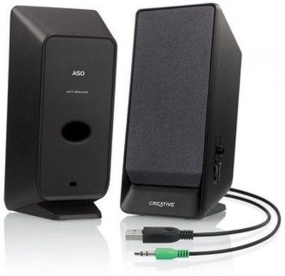 

Creative A50 1.6 W Laptop/Desktop Speaker(Black, 2.0 Channel)