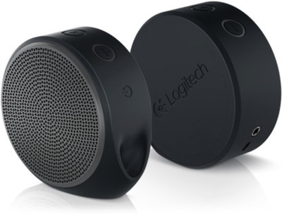Logitech X100 1.5 W Portable Bluetooth Mobile/Tablet Speaker(Grey, Mono Channel) available at flipkart for Rs.2100