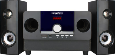 

5 Core Multimedia Speaker HT-2109 For Computer Home Audio Speaker(Black, 2.1 Channel)