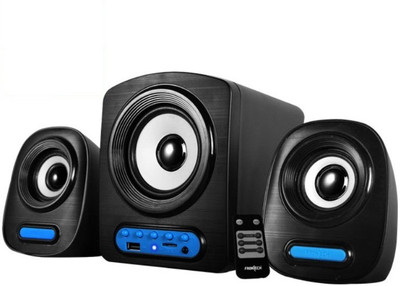 

Frontech JIL-3938 6 W Portable Home Audio Speaker(Black, 2.1 Channel)