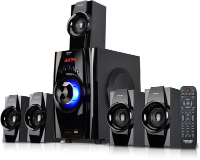

Truvison SE-5045 Multimedia System USB FM MMC Playback Support Feature Superior Sound Clarity Home Audio Speaker(Black, 5.1 Channel)