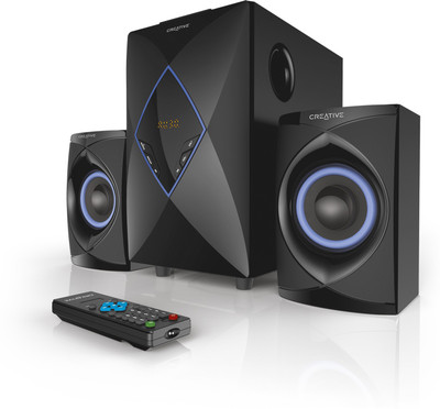 

Creative High Performance 2.1 Home Entertainment System 50 W Home Audio Speaker(Black, 2.1 Channel)