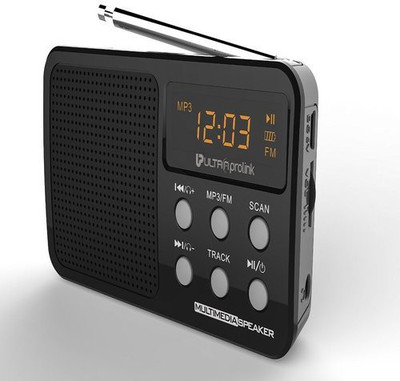 

UltraProlink RETRO Multimedia Speaker UM0017BLK 3 W Portable Home Audio Speaker(Black, 2.1 Channel)