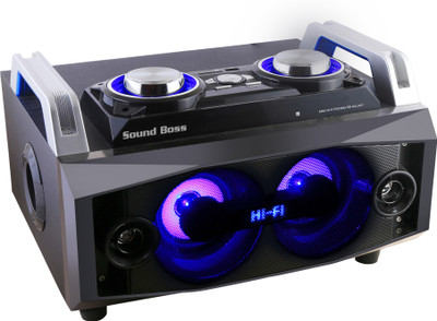 

Sound Boss GALAXY HI-FI MINI BLASTER Portable Bluetooth Home Audio Speaker(Black, 2.1 Channel)