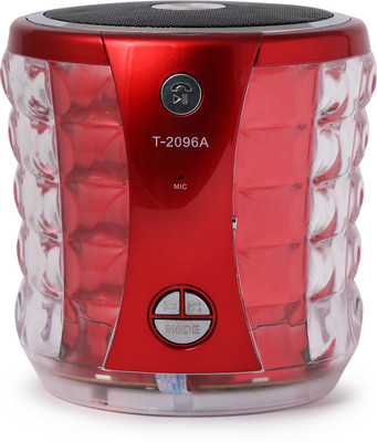 

zydeco 2096A 3 W Portable Bluetooth Home Audio Speaker(Red, Stereo Channel)