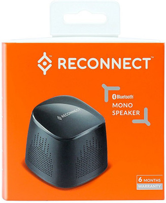 Reconnect RET BT Mono Speaker Black TS BT-M Portable Bluetooth Home Audio Speaker(Black, Mono Channel)