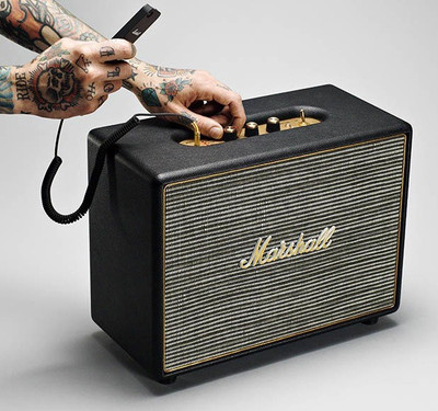 

Marshall Woburn Bluetooth Home Audio Speaker(Black, Stereo Channel)
