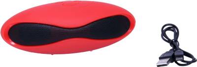 ROQ Mini Z-169 Rugby Football Stereo Subwoofers Mini Portable Soccer Portable Bluetooth Mobile/Tablet Speaker (Red, 1 Channel) 