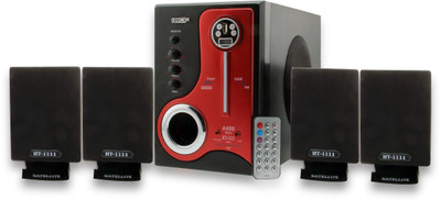 

5 Core Multimedia SPK 1111 For Computer Home Audio Speaker(Black, 4.1 Channel)