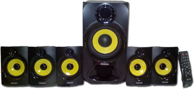 PHILIPS SPA3800B/94 28 W Portable Bluetooth Home Theatre(Black, 5.1 Channel)