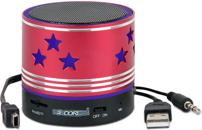 

5 Core BABY-DRUM 3 W Portable Bluetooth Home Audio Speaker(Red, Mono Channel)