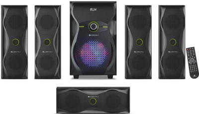 

Zebronics DHOL BT RUCF Bluetooth Home Audio Speaker(Black, 5.1 Channel)