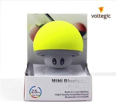 

Voltegic ™ Handsfree Music 3 W Portable Bluetooth Home Audio Speaker(Yellow, Mono Channel)