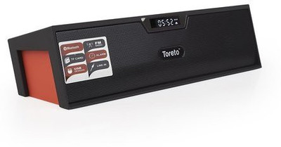 

Toreto Tbs 301 5 W Portable Bluetooth Home Audio Speaker(Black, Red, 2.1 Channel)