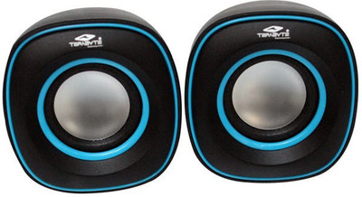 

Terabyte TB-015 Portable Laptop/Desktop Speaker(Black and Blue, 2.0 Channel)