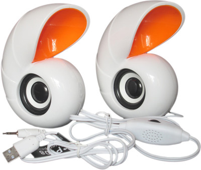 

Ubique UBON CP-008 Portable Laptop/Desktop Speaker(White, 2.0 Channel)