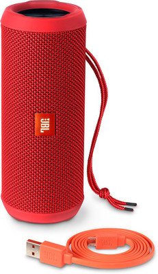 

JBL JBL Flip 3 Splash Proof 16W Bluetooth Speaker 16 W Portable Bluetooth Laptop/Desktop Speaker(Red, Stereo Channel)