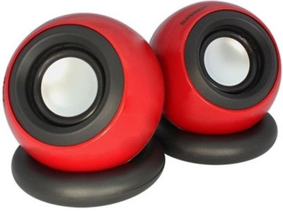 

Zebronics Supernova 5 W Portable Laptop/Desktop Speaker(Red, 2.0 Channel)