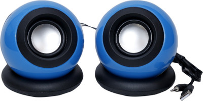 

Life Like MINI LAPTOP/DESKTOP ( PACK OF 2 ) 10 W Portable Laptop/Desktop Speaker(Blue, 2.1 Channel)