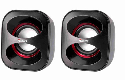 

Foxin FMS 2001 3 W Portable Laptop/Desktop Speaker(Black, 2.0 Channel)