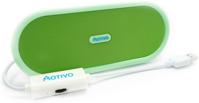 Portronics Sound Bowl 6 W Portable Mobile/Tablet Speaker(Green, Mono Channel)
