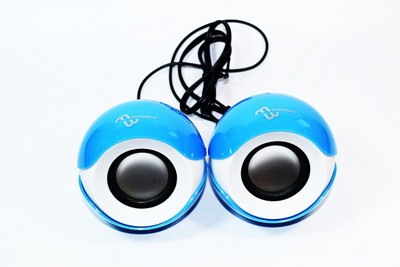 

Multybyte Eye Type 4 W Portable Laptop/Desktop Speaker(Blue, 2.0 Channel)
