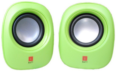 

Iball Soundwave 2 Portable Laptop/Desktop Speaker(Green, 2.0 Channel)