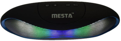 

Mesta mini-1.0 Bluetooth speaker With Led Light 5 W Portable Bluetooth Laptop/Desktop Speaker(Blue, Mono Channel)