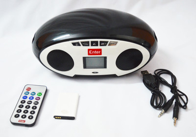 

Enter ES-U21FM Portable Bluetooth Laptop/Desktop Speaker(Black, Red, Stereo Channel)