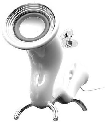

GeekGoodies Dragon Multi-Media USB 3 W Portable Laptop/Desktop Speaker(White, 2.0 Channel)