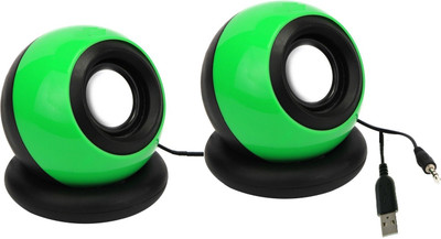 

Adnet 2.0 USB Mini Laptop/Desktop Speaker(Green, 2.1 Channel)
