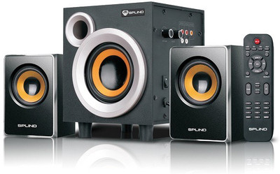 

Splind SE-003 Laptop/Desktop Speaker(Black, Orange, 2.1 Channel)