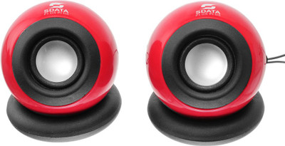 

SData Plus Plus RZ008 10 W Portable Laptop/Desktop Speaker(Black, Red, 2.1 Channel)