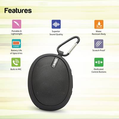 Envent Livefree 325  Portable Bluetooth Mobile/Tablet Speaker