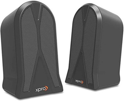 XPRO XP-205 usb 2.0 Laptop/Desktop Speaker(Black, 2.0 Channel)