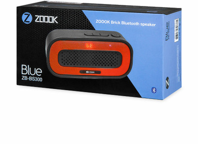 

Zoook Brick Bluetooth ZB-BS300 3 W Bluetooth Speaker(Black, Stereo Channel)