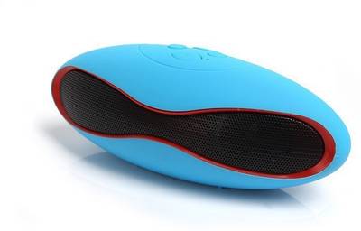 BB4 Mini Wireless Rugby Portable Bluetooth Mobile/Tablet Speaker (Blue, 2.1 Channel) 