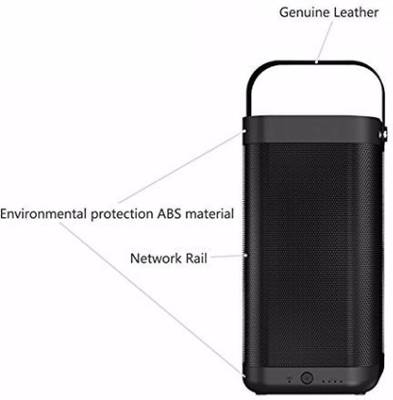 Lionix A-9 Portable Bass Speaker With Twin Subwoofer (Supports Bl...
