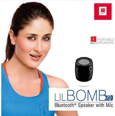 iBall Lil Bomb Ultra Portable Handsfree Portable Bluetooth Mobile...