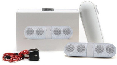 

Finger's Limited Edition Pill Big Sound Box White Portable Bluetooth Speaker(White, 2.1 Channel)