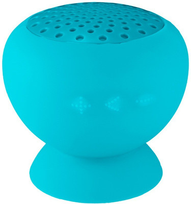 

Mobilegear QDOS Q-Bopz Round Compact High Music with Integrated Suction Pad 10 W Portable Bluetooth Speaker(Blue, 2.1 Channel)