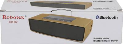 Robotek RB-02 Sliver Portable Bluetooth Mobile/Tablet Speaker